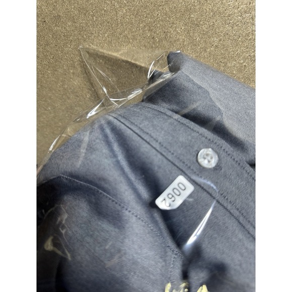 Mack Weldon Shirt Men's LARGE Oxford Long Sleeve Button Down grey Cotton Blend‎ - Picture 8 of 8